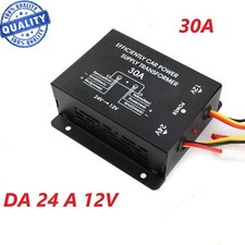 RIDUTTORE DI TENSIONE CONVERTITORE DA 24V A 12V DA 30A PER AUTO CAMPER BARCHE