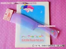 ? SANRIO Little Twin Stars VINTAGE Japan 1976 Pettine Comb SIGILLATO + Quaderno