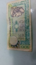 Banconota 500 lire di carta
