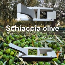 SCHIACCIA OLIVE ARTIGIANALE  IN LEGNO -  FACILE DA USARE ,VELOCE NEL LAVORO.
