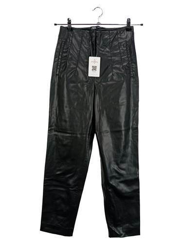 Zara pantaloni pelle donna - pantaloni,