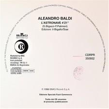 CD SINGLE Aleandro Baldi –