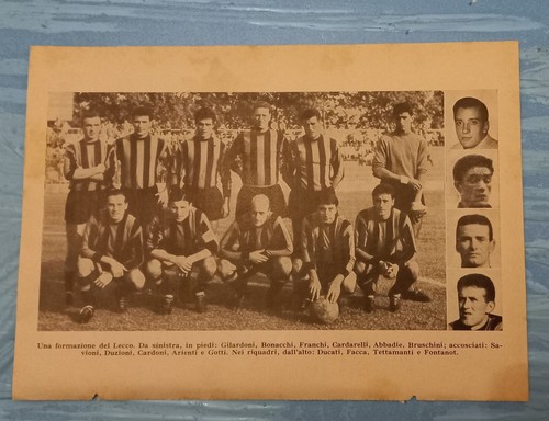 Lecco squadra foglio pagina - lecco, foglio/pagina