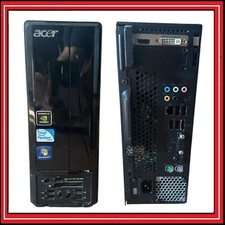 PC Computer Fisso Acer Aspire AX3812 Intel Pentium E6500 4GB RAM 640G HDD Win 7