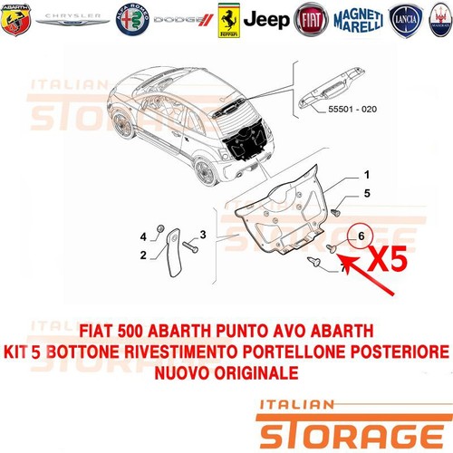 500 punto evo - punto, kit