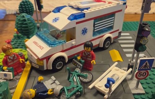 Lego city ambulance set - city, #