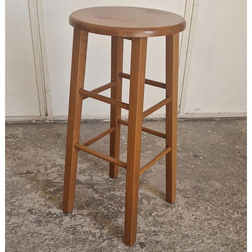 Sgabello noce chiaro legno - sgabello,