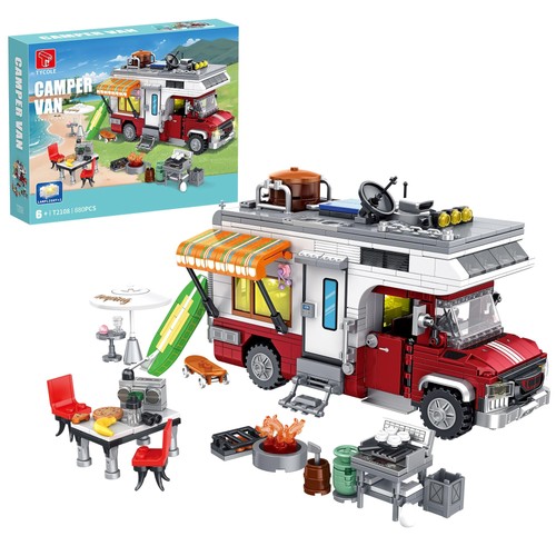 City camper van toy building - toy,