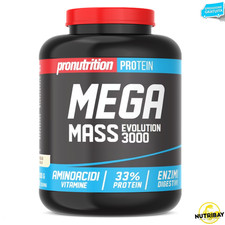 PRONUTRITION MEGA MASS EVOLUTION 3000 2 KG GAINER AUMENTO DI MASSA