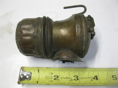 Lampada testa minatore carburo