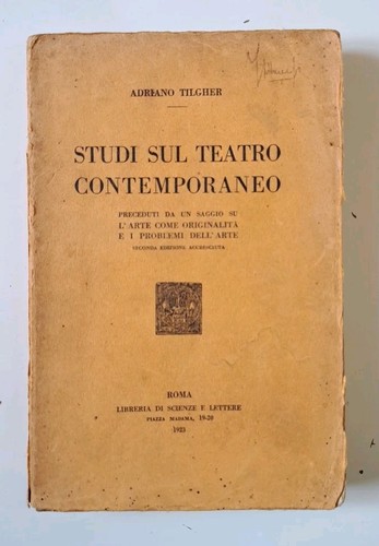 Studi sul teatro contemporaneo