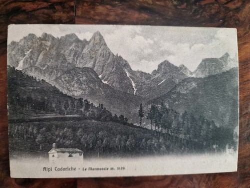 Cartolina alpi cadoriche - cartolina,