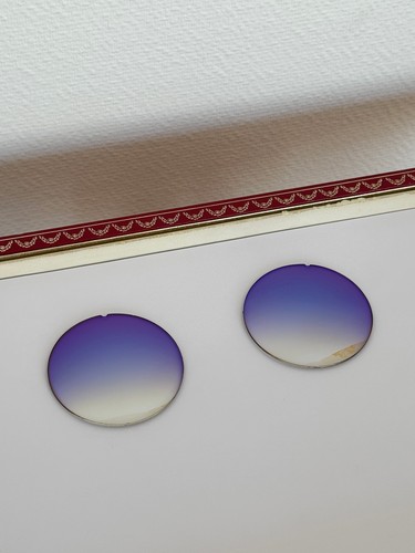 Paire verres brun degradé - de,