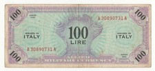 100  AM LIRE SERIE 1943