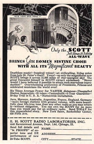 Radio scott all - radio, 1936