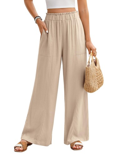 Pasuda pantaloni lino donna - lino,