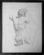 Incisione rara Antica Cornice 59x48 Laocoonte Volpato /Morghen Mytos greco