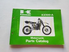 Kawasaki KX 500 A 1982 catalogo ricambi originale spare parts catalogue