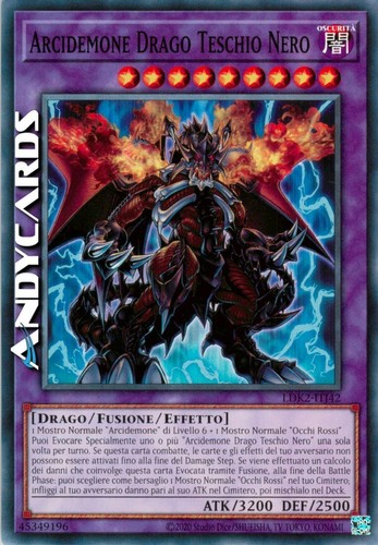 Arcidemone drago teschio nero - arcidemone,