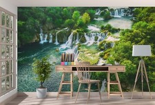 Carta da parati 3D cascata