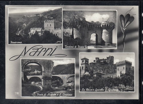 Cartolina narni vedutine - narni, la138