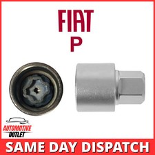 Master Bloccaggio Ruota Sicurezza Bullone Dado Rimozione Chiave Presa P per Fiat