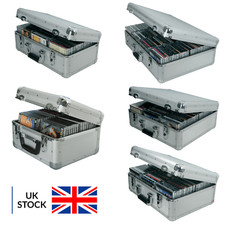 CD DVD alluminio citronico custodie volo archiviazione DJ 120 CD portatili resistenti