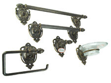 Set da bagno ottone brunito in