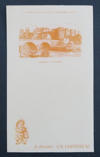Ancien menu cointreau angers - ancien,