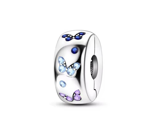 Charm rotondo farfalla - rotondo,