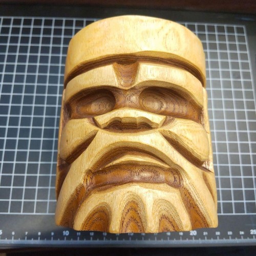 Posacenere intagliato legno - in,