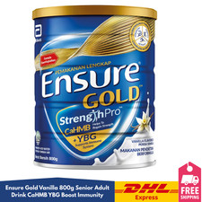 Ensure Gold Vanilla 800 g bevanda per adulti anziani CaHMB YBG aumenta l'immunità