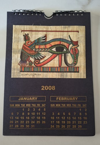 Calendario souvenir egitto - calendario,