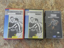 3 VHS La signora in bianco e nero Vol 1 2 Zidane Monsieur le football JUVENTUS