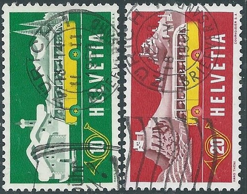 1953 svizzera usato corriere - svizzera,
