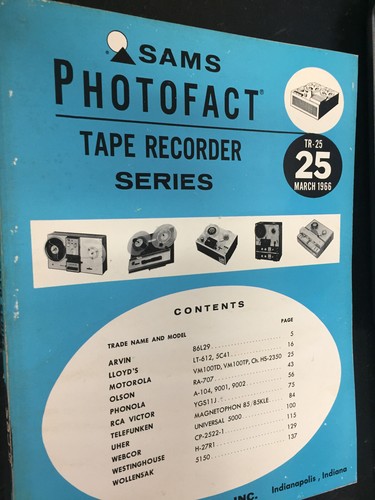 Sams tape recorder - sams,