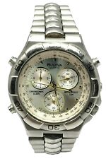 Orologio Bulova chronograph all stainless steel vintage watch 39mm chrono