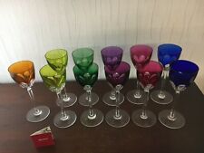 7 Bicchieri da Vino Modello Genova IN Cristallo Di Baccarat ( Costo Un Pezzo)