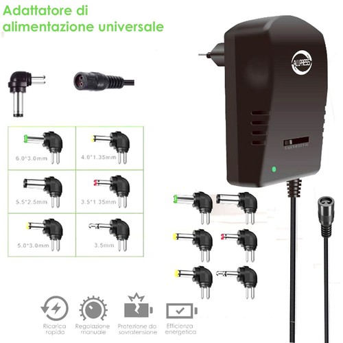 Alimentatore universale 30w - 30w, 6