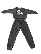 Tuta bambina 6 anni 116 cm Mayoral girl comoda attività sportiva grigia 2 pezzi