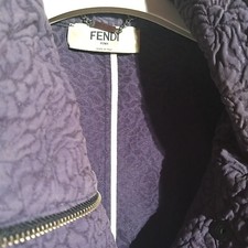 FENDI IMPERMEABILE ORIGINALE COTONE BLU