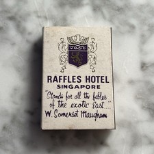RAFFLES HOTEL SINGAPORE FIAMMIFERI MATCHBOX MATCHES