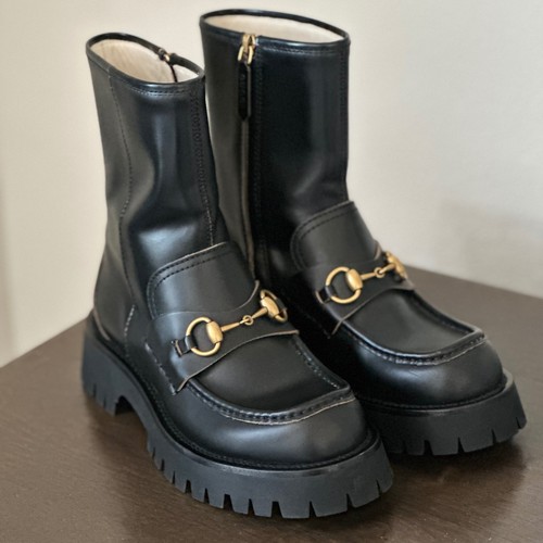 Nib gucci cordovan lux - lux, black