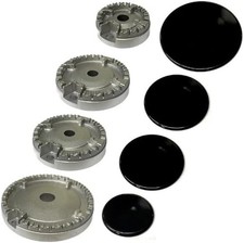 KIT SPARTIFIAMMA CUCINA GAS ARISTON HOTPOINT BRUCIATORI + PIATTELLI 4 FUOCHI