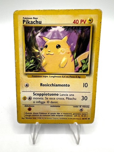 Carta pokemon pikachu - pokemon, set