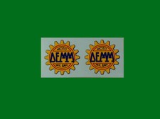 DEMM COPPIA ADESIVI GIALLO
