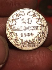 Moneta 20 Baiocchi 1860 R
