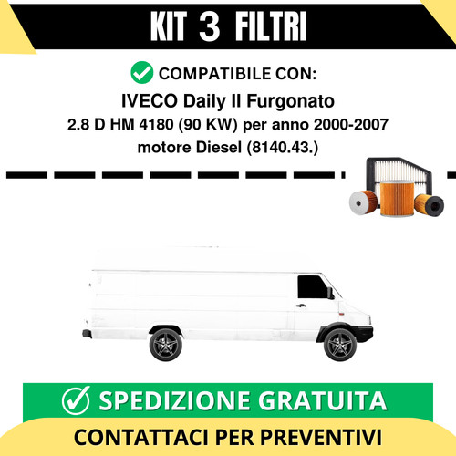 Kit filtri tagliando - kit,