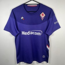 Maglia Calcio Fiorentina 2019/20 Home Le Coq Sportif Manica Corta Uomo Taglia L
