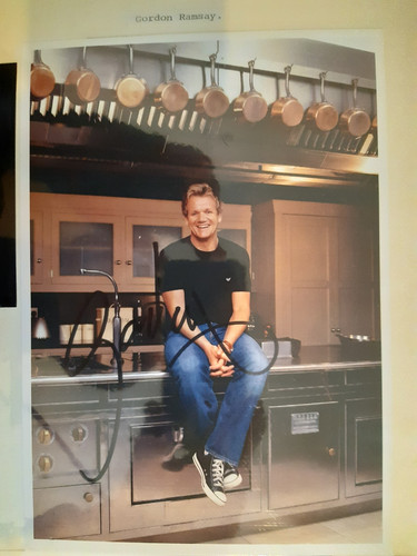 Gordon ramsay signed - signed, photo